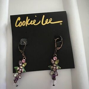 Lavender Spring Garden Earrings